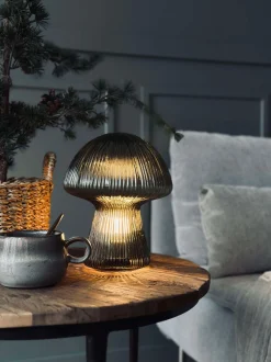 VIAMAJA Mushroom Lamper|Mushroom Lamper<Mushroom med riller 25cm - Grøn