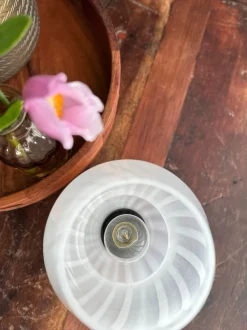 VIAMAJA Lamper|Mushroom Lamper<Mushroom Medium – Hvid mundblæst glas