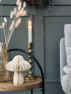 VIAMAJA Interiør|Pynte Genstande<Mushroom paper small - Creme