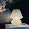 VIAMAJA Mushroom Lamper|Mushroom Lamper<Mushroom Small - Grå mundblæst glas