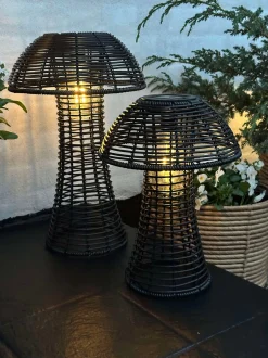 VIAMAJA Mushroom Lamper|Mushroom Lamper<Mushroom Solar - Black Small