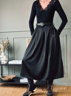 VIAMAJA Nederdele<Nederdel Leonora black