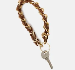 VIAMAJA Nøgleringe<Nøglesnor – Walnut / Gold