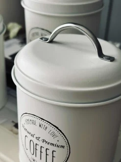 VIAMAJA Kaffe Og Te Tilbehør|Køkken Opbevaring<Opbevaringskrukker 3 stk - Creme