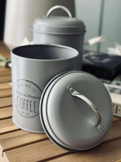 VIAMAJA Kaffe Og Te Tilbehør|Køkken Opbevaring<Opbevaringskrukker 3 stk - Mocca