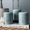 VIAMAJA Kaffe Og Te Tilbehør|Køkken Opbevaring<Opbevaringskrukker 3 stk - Dusty green