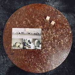 VIAMAJA Magnetiske Tavler|Magnetiske Tavler<Opslagstavle i jern - Rusty Ø35cm