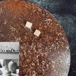 VIAMAJA Magnetiske Tavler|Magnetiske Tavler<Opslagstavle i jern - Rusty Ø35cm