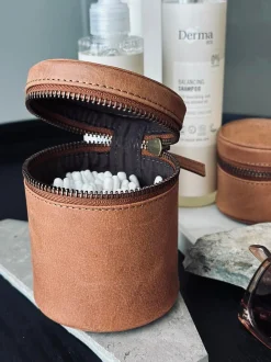 VIAMAJA Tilbehør Til Badeværelse|Smykkeopbevaring<Organiser Leather - Medium cognac