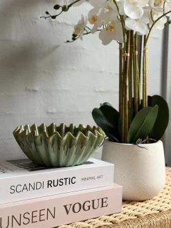 VIAMAJA Blomster|Interiør<Orkidé i Potte 65 cm - Hvid
