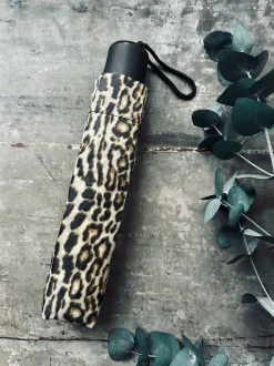 VIAMAJA Diverse Haveliv<Paraply - Gylden leopard