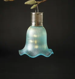 VIAMAJA Lys Og Led|Udendørs Led<Pendel flower m. Solceller - Aqua