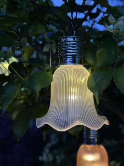 VIAMAJA Lys Og Led|Udendørs Led<Pendel flower m. Solceller - White