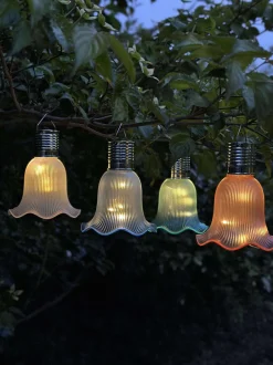 VIAMAJA Lys Og Led|Udendørs Led<Pendel flower m. Solceller - White
