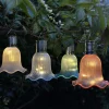 VIAMAJA Lys Og Led|Udendørs Led<Pendel flower m. Solceller - Mørk Blå