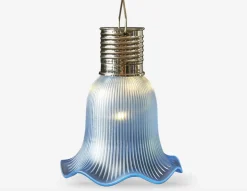 VIAMAJA Lys Og Led|Udendørs Led<Pendel flower m. Solceller - Mørk Blå