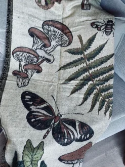 VIAMAJA Tæpper Og Puder<Plaid - Mushroom grøn / natur