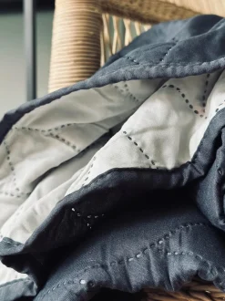 VIAMAJA Sengetæppe<Plaid / sengetæppe – Quilt Navy 200x220cm