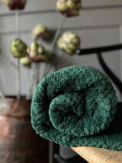 VIAMAJA Tæpper Og Puder<Plaid i Luxus fleece - Grøn