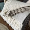 VIAMAJA Tæpper Og Puder<Plaid vævet med kork – Nature mix