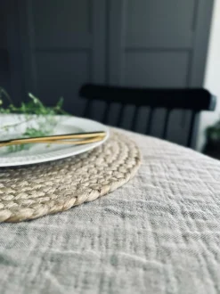 VIAMAJA Tæpper Og Puder<Plaid vævet med kork – Nature mix