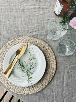 VIAMAJA Tæpper Og Puder<Plaid vævet med kork – Nature mix