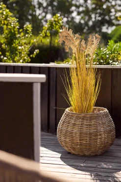 VIAMAJA Havekrukker|Kurve Og Potter<Plantekurve i natur rattan - 2 stk