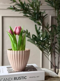 VIAMAJA Urtepotter|Interiør<Potte i beton look - Lille Rosa