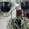 VIAMAJA Urtepotter|Hængepotte<Potte med krog - Black