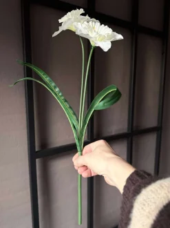 VIAMAJA Blomster|Påske<Påskelilje stilk - Hvid
