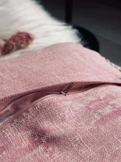 VIAMAJA Tæpper Og Puder|Puder Og Kurve<Pude med fyld - Soft pink boheme - Sæt med 2 stk.