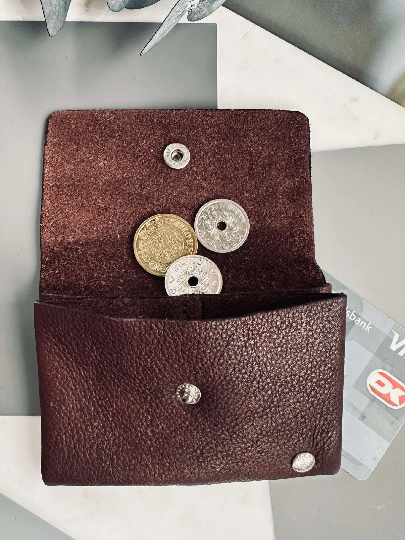 VIAMAJA Punge Og Kortholdere<Pung Aura small Dark Brown