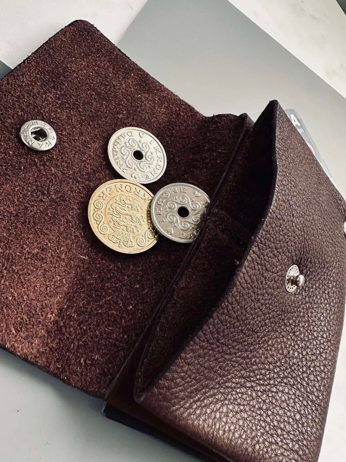 VIAMAJA Punge Og Kortholdere<Pung Aura small Dark Brown