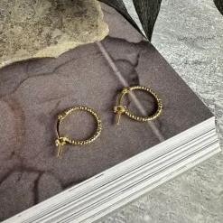 VIAMAJA Hoops<Øreringe Alexa Golden 18K forgyldt