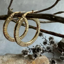 VIAMAJA Hoops<Øreringe Chloe Big Sterling Silver 18K forgyldt