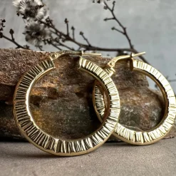 VIAMAJA Hoops<Øreringe Chloe Big Sterling Silver 18K forgyldt