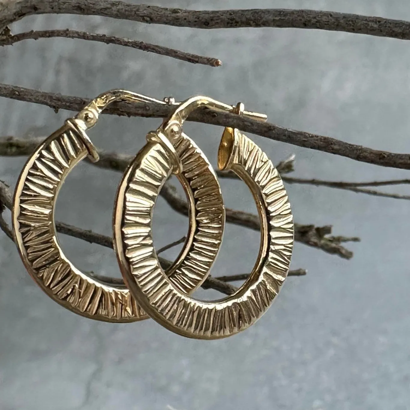 VIAMAJA Hoops<Øreringe Chloe small Sterling Silver 18K forgyldt