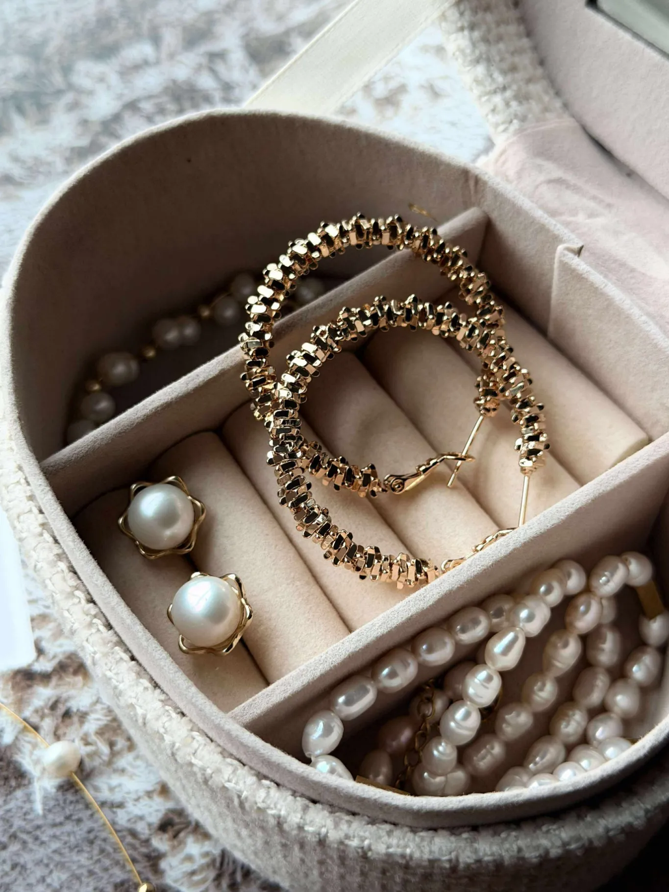 VIAMAJA Hoops<Øreringe INA Hoops Small - 18K forgyldt