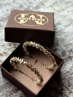 VIAMAJA Hoops<Øreringe INA Hoops Small - 18K forgyldt