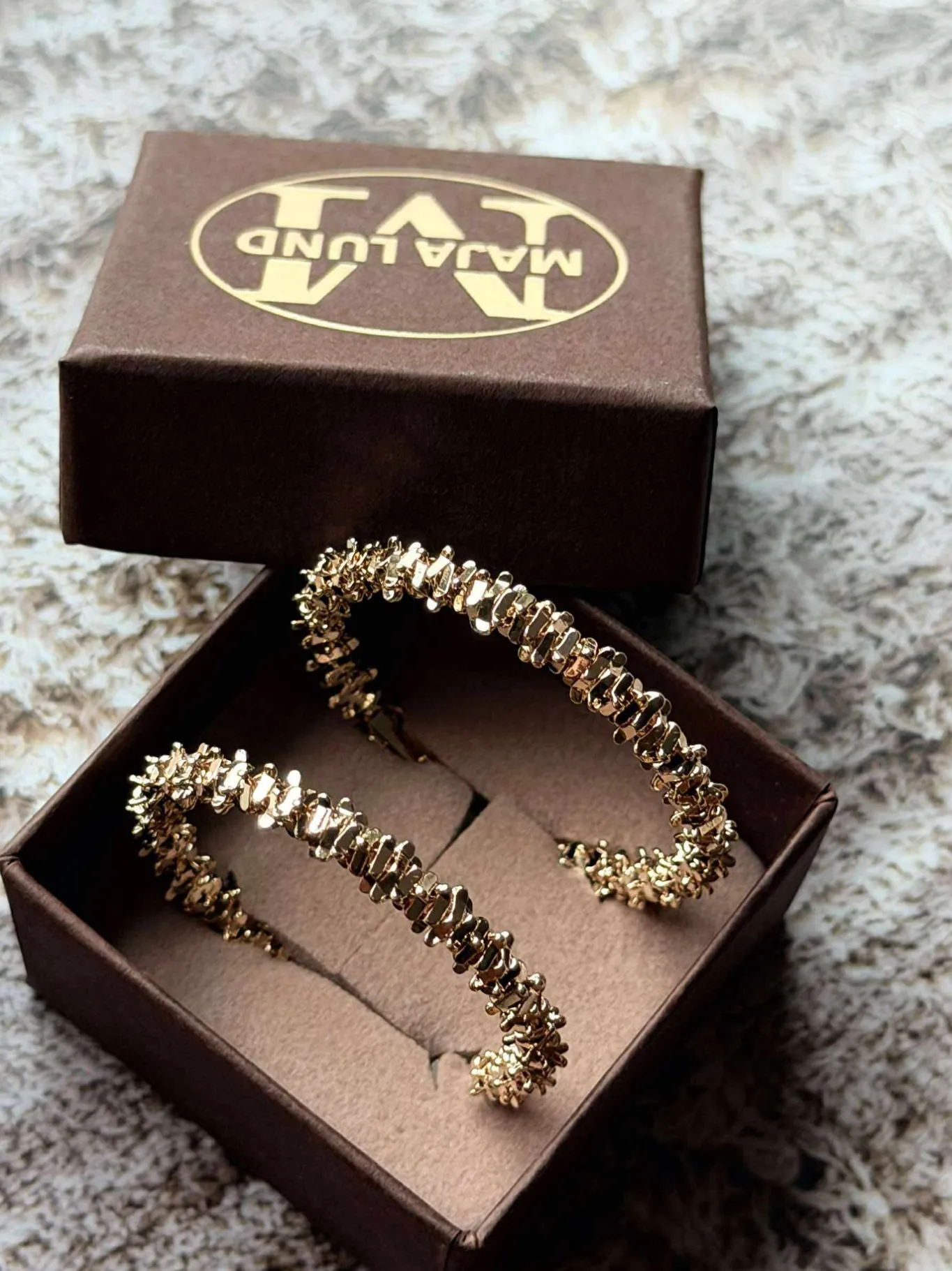 VIAMAJA Hoops<Øreringe INA Hoops Small - 18K forgyldt
