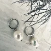 VIAMAJA Perleøreringe|Til Konfirmanden<Øreringe Kirstin - Sterling sølv