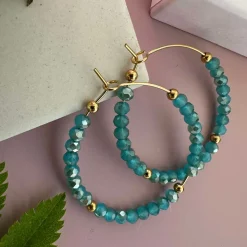 VIAMAJA Hoops<Øreringe Merle – Blue