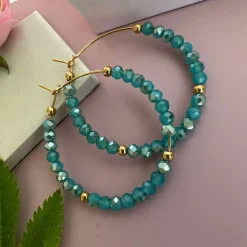VIAMAJA Hoops<Øreringe Merle – Blue