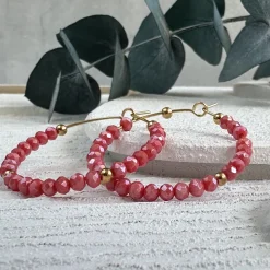 VIAMAJA Hoops<Øreringe Merle – Coral