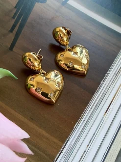 VIAMAJA Ørestikker<Øreringe Mimi – Forgyldt