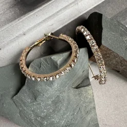 VIAMAJA Hoops<Øreringe Smilla Hoops forgyldt
