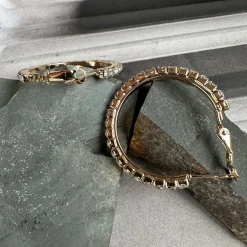 VIAMAJA Hoops<Øreringe Smilla Hoops forgyldt