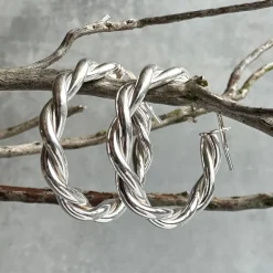 VIAMAJA Hoops<Øreringe Tania Sterling Silver
