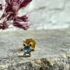 VIAMAJA Ørestikker<Ørestik Single GIA Azur blue 18K forgyldt - 1 stk
