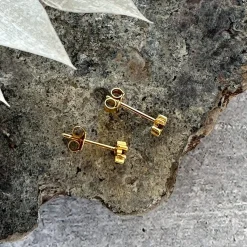 VIAMAJA Ørestikker<Ørestikker GIA – Brown 18K forgyldt